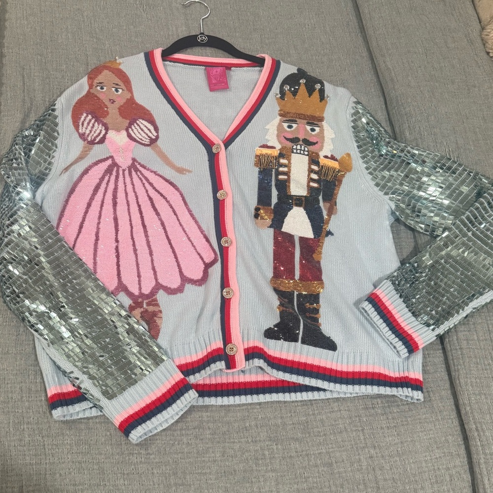 Queen of Sparkles Nutcracker Cardigan